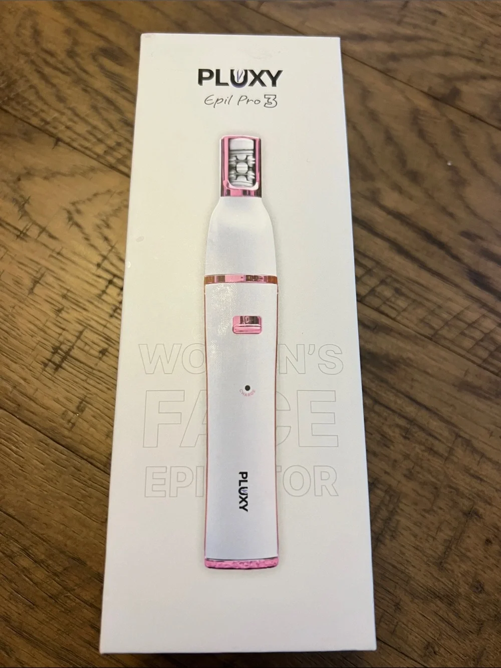 Lux Epil Pro 3 Women's Facial Epilator - White with Pink Accents
